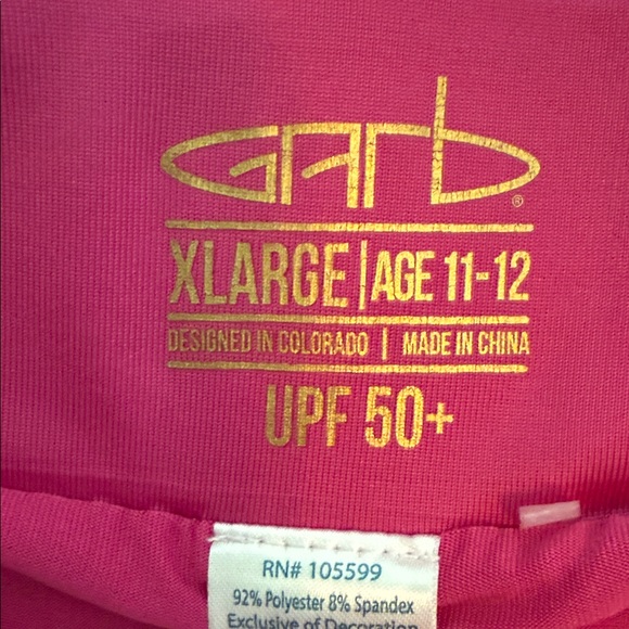 Garb - Vibrant Dark Pink Pleated Skort. Great for tennis/gold. Size 11-12. - Picture 7 of 8